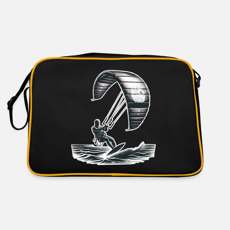 Kitesurf Kitesurfer Kiteboard Sac Retro