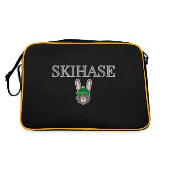Ski Bunny Lapin d’hiver - Sac Retro - noir/or - Dos