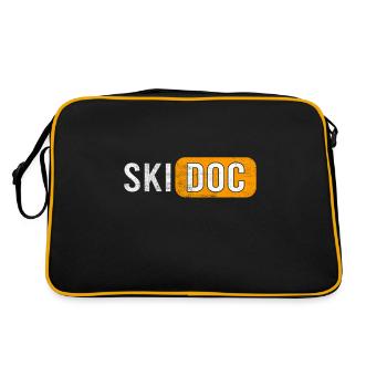 Ski Doc Winter Sports - Retro Bag - black/gold - Back