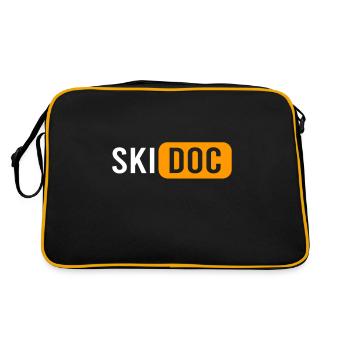 Ski Doc Winter Sports - Retro Bag - black/gold - Back