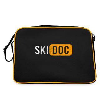 Ski Doc Winter Sports - Retro Bag - black/gold - Back