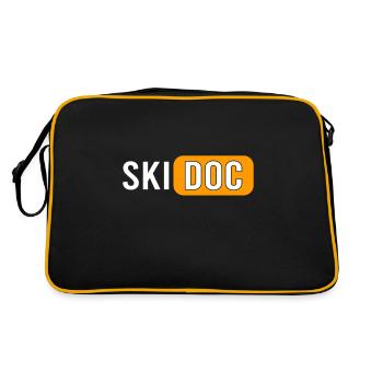 Ski Doc Winter Sports - Retro Bag - black/gold - Back