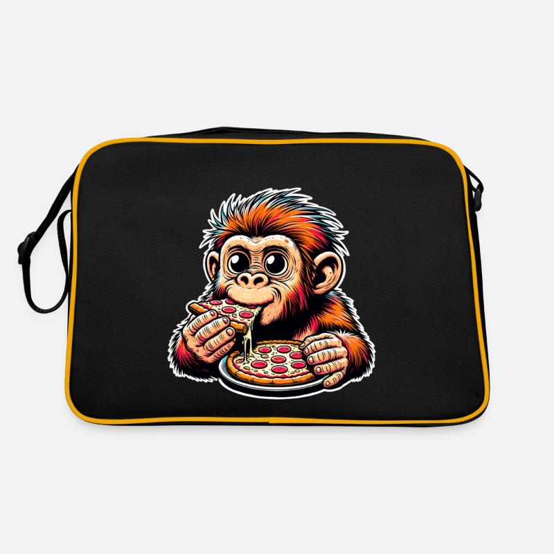 Pizza néandertalienne Sac Retro