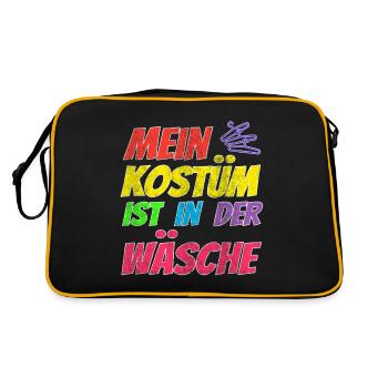 My costume is in the wash - Retro Bag - black/gold - Back