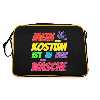 My costume is in the wash - Retro Bag - black/gold - Back