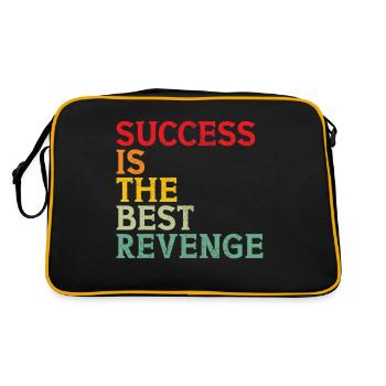 Le succès est la meilleure des vengeances - Sac Retro - noir/or - Dos