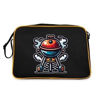 Griller - Sac Retro - noir/or - Dos