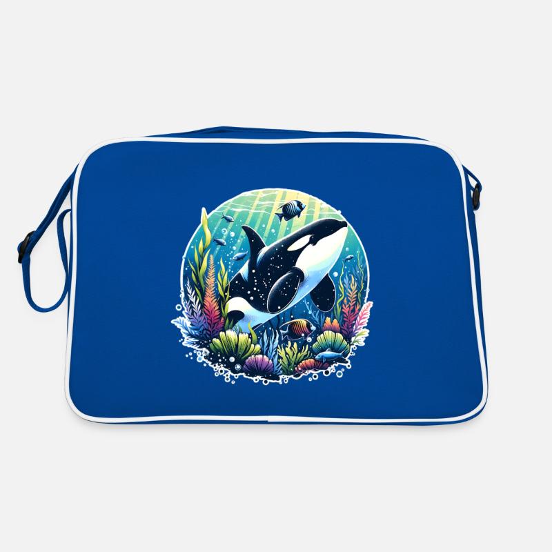 Orca Killer Whale Retro Bag