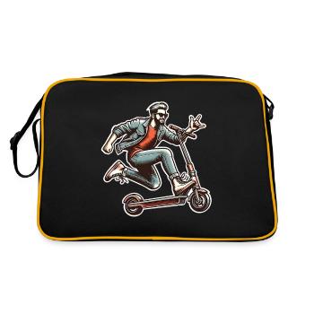 Kick Scooters E-Scooters E-Scooters - Retro Bag - black/gold - Back
