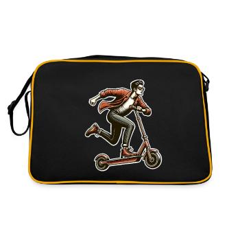 Kick Scooters E-Scooters E-Scooters - Retro Bag - black/gold - Back