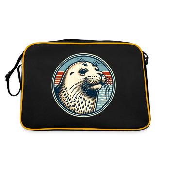 Sceau d’étanchéité - Sac Retro - noir/or - Dos