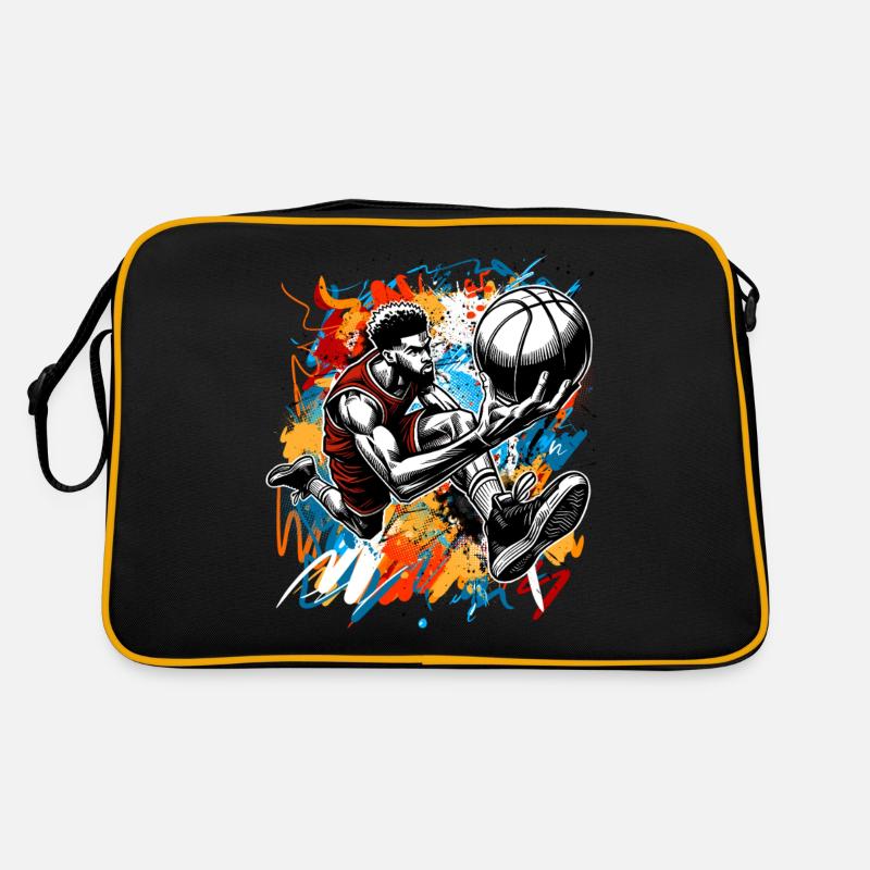 Basket-ball Joueurs de basket-ball Sac Retro