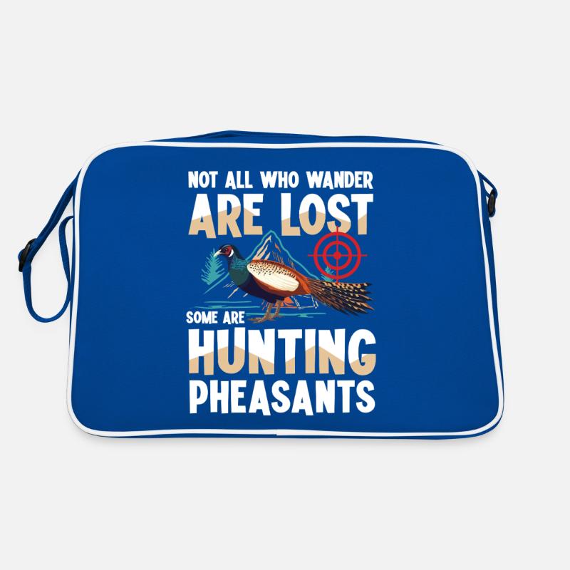 Duck hunters shoot heavier loads flag Retro Bag