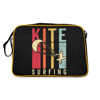 Kitesurfeur Kiteboard Kitesurf Kitesurf - Sac Retro - noir/or - Dos