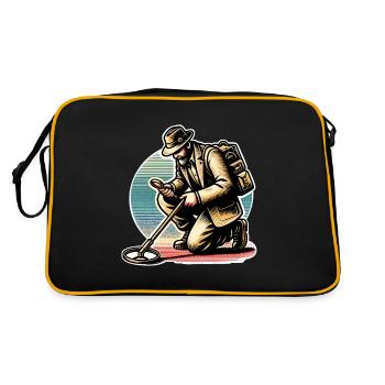 Probing Metal Detector - Retro Bag - black/gold - Back