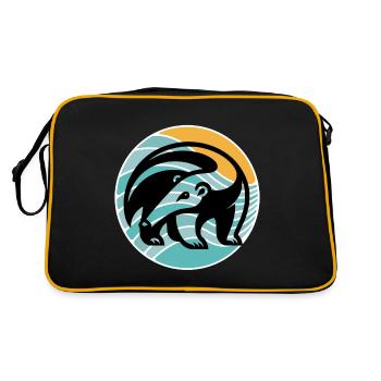 Fourmilier - Sac Retro - noir/or - Dos
