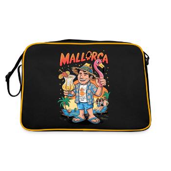 Mallorca Summer Vacation 2023: Drinking Sun Dancer - Retro Bag - black/gold - Back