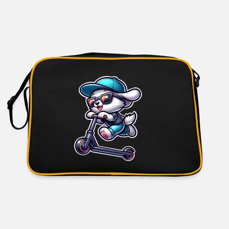 E-Scooter E-Scooter Scooter Dog Retro Bag