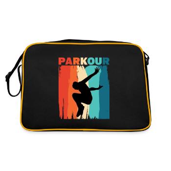 Parkour - Sac Retro - noir/or - Dos
