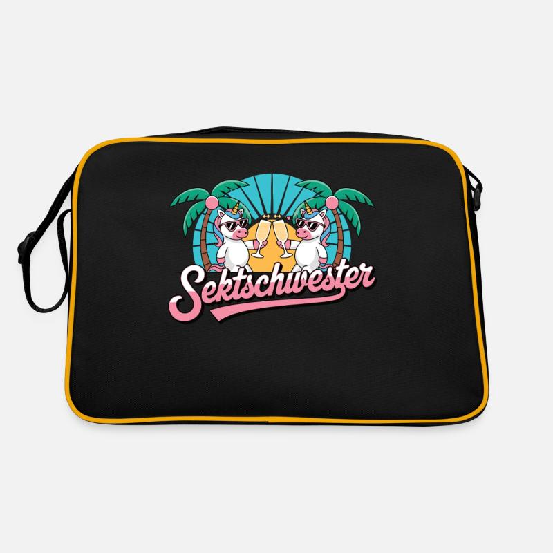 Nurse Girlfriend Drinking Beer Alcohol Party E Retro Bag