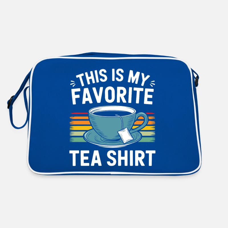 This is my favorite Tea Shirt Tea Lover Funny Pun Retro Bag