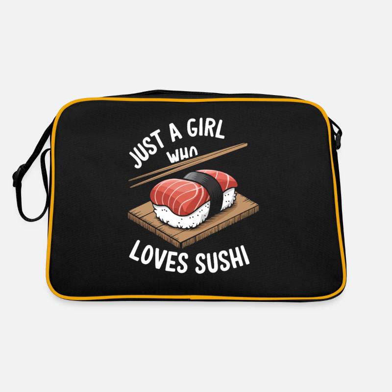 Sushi - Retro Bag - black/gold