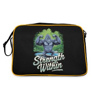 Power Within You: Discover the Strength of the Gorilla In - Retro Bag - black/gold - Back