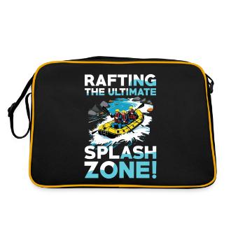 Rafting: The Ultimate Splash Zone for - Retro Bag - black/gold - Back
