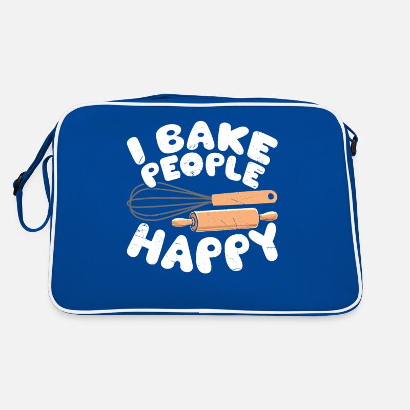 Backen Bäcker Bäckerei Retro Tasche