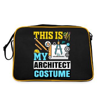 Architect - Retro Bag - black/gold - Back