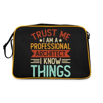 Architect - Retro Bag - black/gold - Back