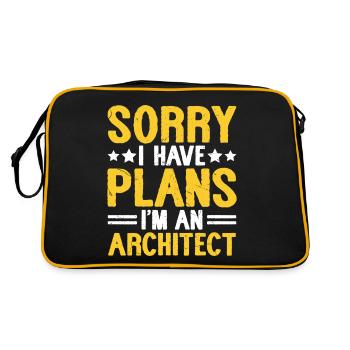 Architect - Retro Bag - black/gold - Back