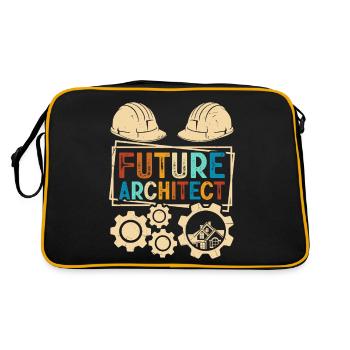 Architect - Retro Bag - black/gold - Back