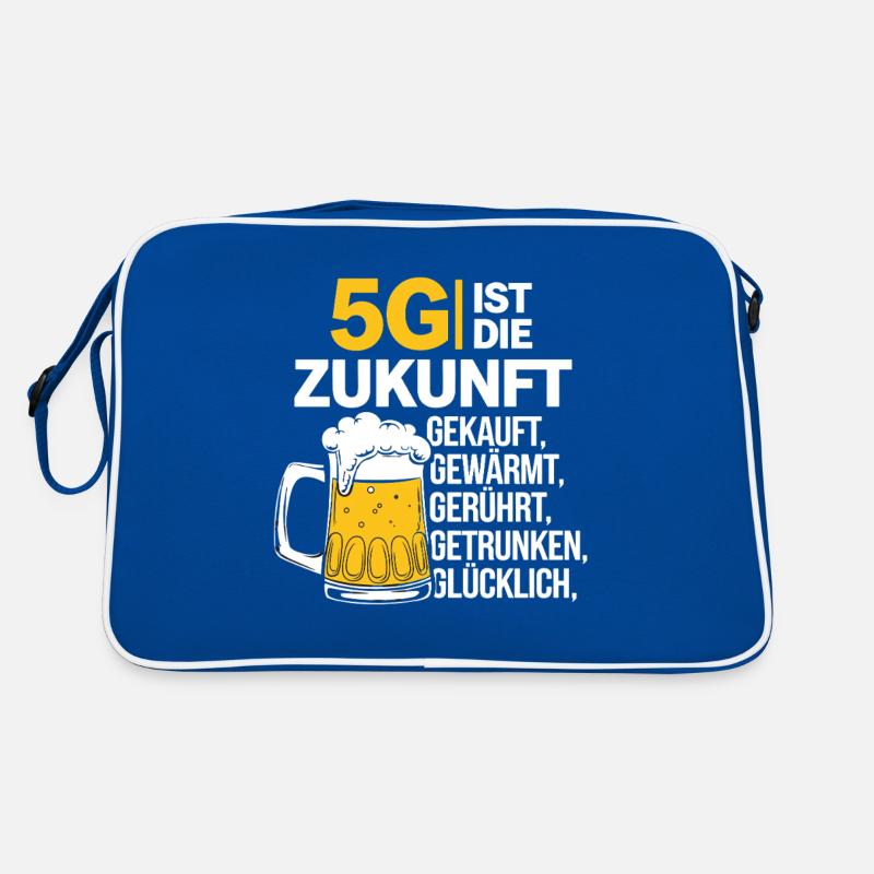 5G is the future: Beer bought, warmed, stirred Retro Bag
