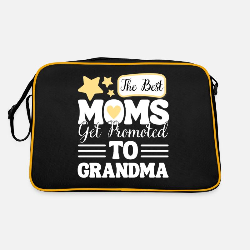 Lustiger Spruch Oma Beförderung Retro Tasche