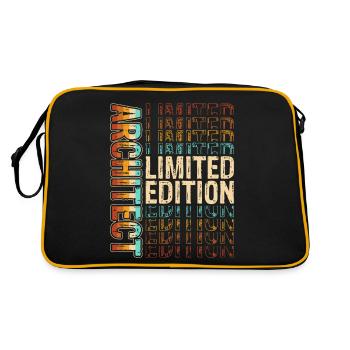 Architect - Retro Bag - black/gold - Back