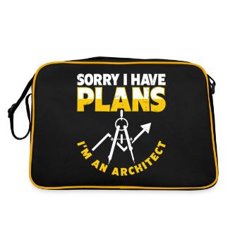 Architect - Retro Bag - black/gold - Back