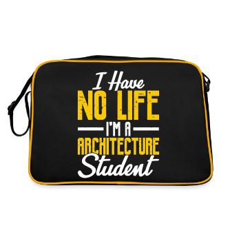 Architect - Retro Bag - black/gold - Back