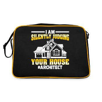 Architect - Retro Bag - black/gold - Back