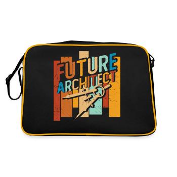 Architect - Retro Bag - black/gold - Back