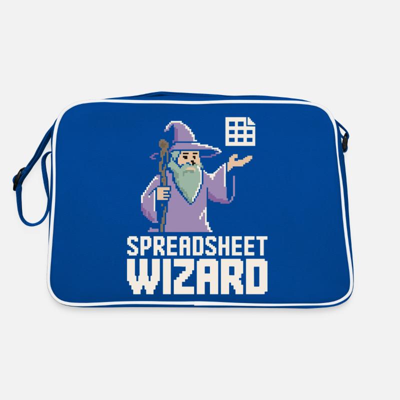 Spreadsheet Wizard Funny Controller Accountant Retro Bag