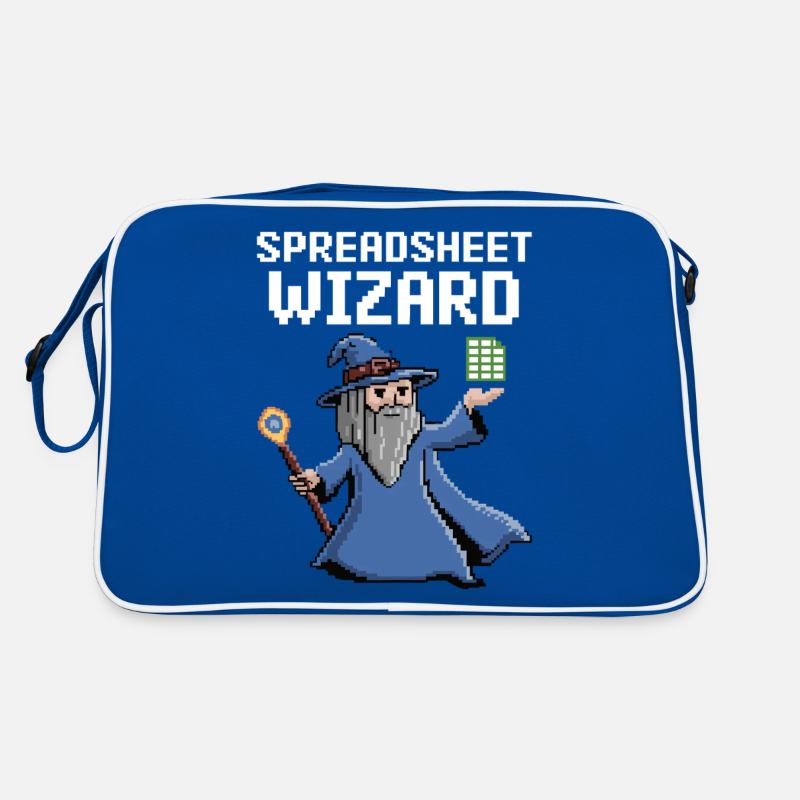 Spreadsheet Wizard Funny Controller Accountant Retro Bag