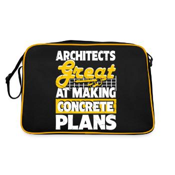 Architect - Retro Bag - black/gold - Back