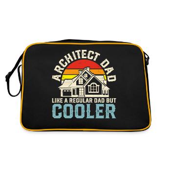 Architect - Retro Bag - black/gold - Back
