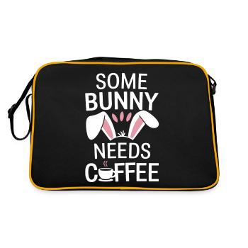 Café Pâques Dicton Café Lapin de Pâques - Sac Retro - noir/or - Dos