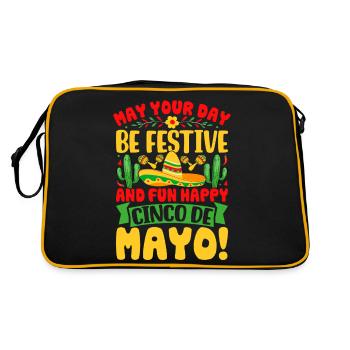 Cinco De Mayo - Sac Retro - noir/or - Dos