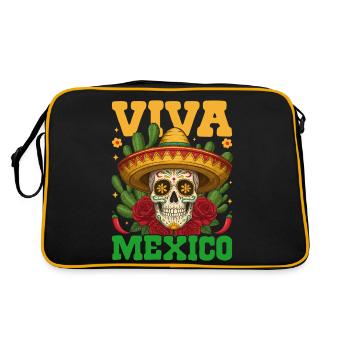 Viva Mexico - Sac Retro - noir/or - Dos