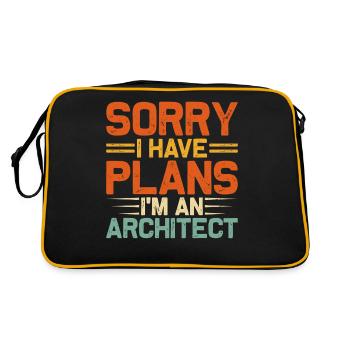 Architect - Retro Bag - black/gold - Back