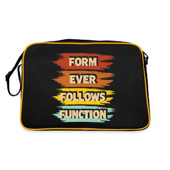 Architect - Retro Bag - black/gold - Back