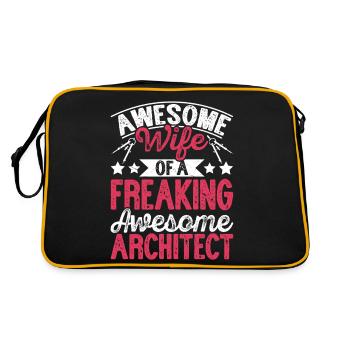 Architect - Retro Bag - black/gold - Back